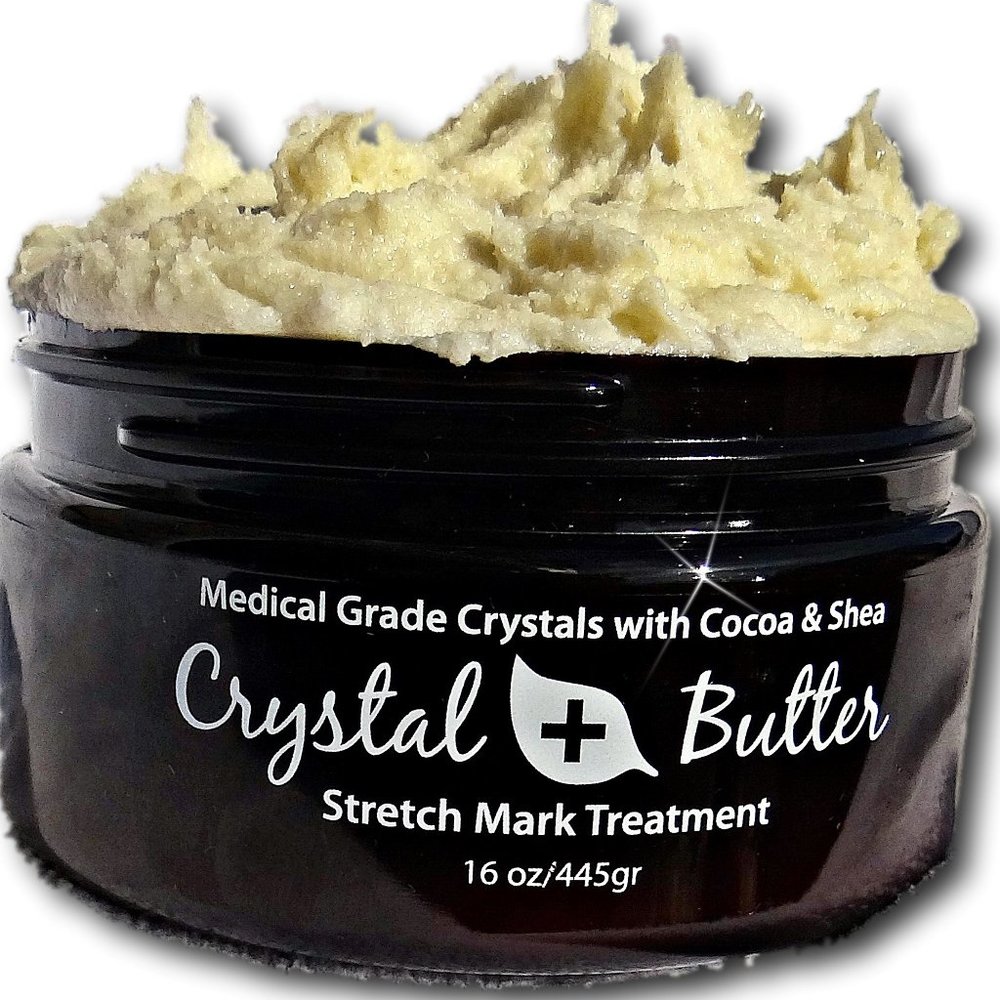 Stretch Mark Removal Cream Scrub Exfoliant, Shea Cocoa Butter Microdermabrasion